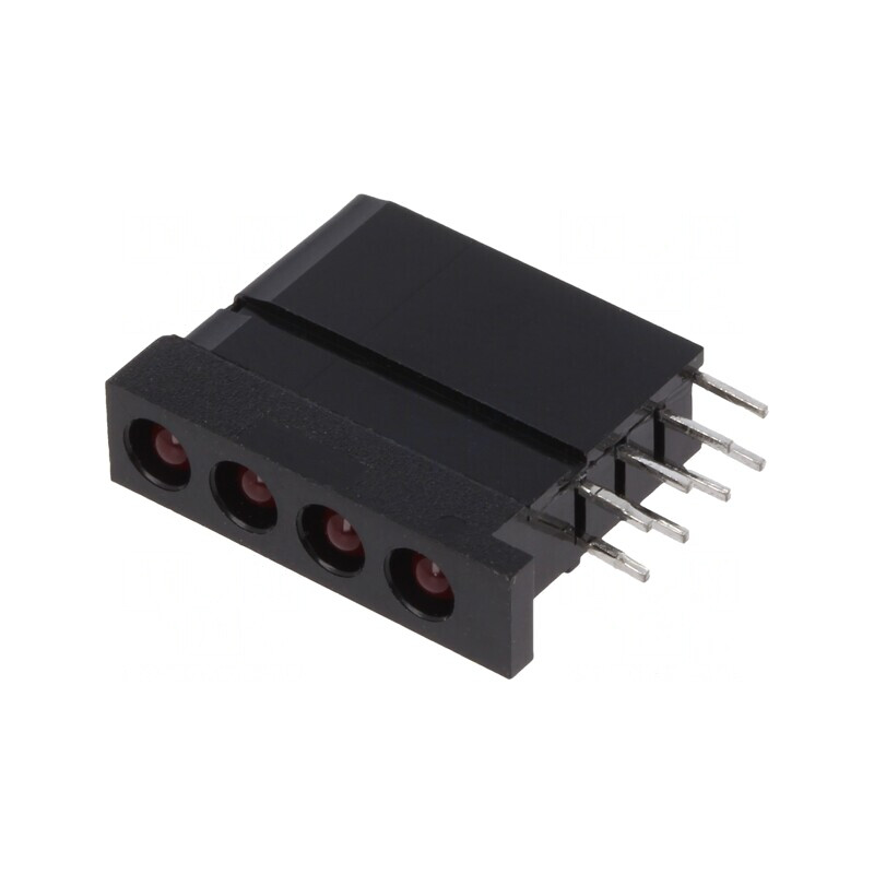 LED Roșu 3.3mm 4 Diode 20mA 60° | Electronic-mag.ro | Componente Electronice