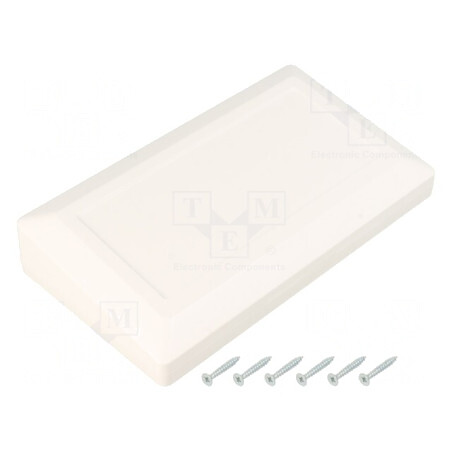 Carcasă Desktop ABS Albă 180x100x41.5mm | Electronic-mag.ro | Componente Electronice