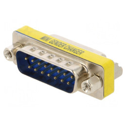 Adaptor D-Sub 15pin Tată-Mamă | Electronic-mag.ro | Componente Electronice