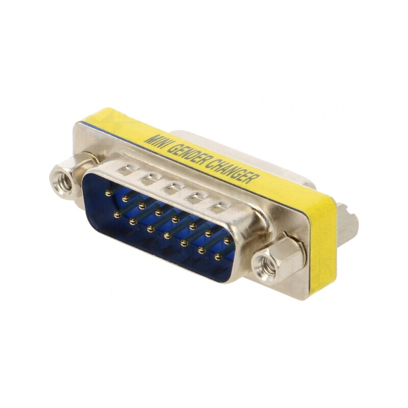 Adaptor D-Sub 15pin Tată-Mamă | Electronic-mag.ro | Componente Electronice