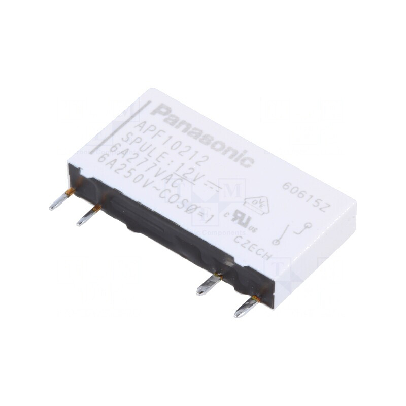 Releu Electromagnetic SPST-NO 12VDC 6A | Electronic-mag.ro | Componente Electronice