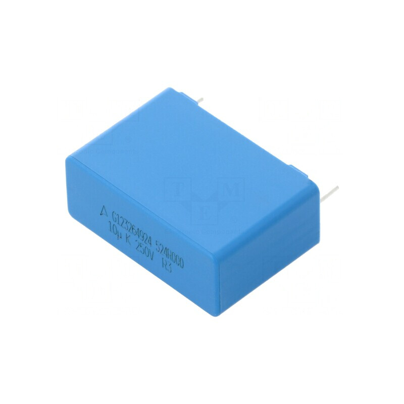 Condensator Poliester 10uF 160VAC 250VDC THT | Electronic-mag.ro | Componente Electronice