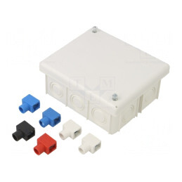 Cutie de Conexiuni pentru Perete 80x95x40mm | Electronic-mag.ro | Componente Electronice