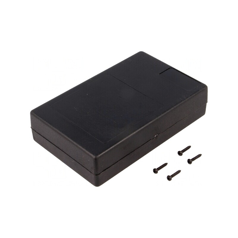 Carcasă universală ABS neagră 73.5x118x29 mm | Electronic-mag.ro | Componente Electronice