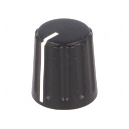 Buton rotativ conic cu indicator ABS 6mm 15.5x17.1mm | Electronic-mag.ro | Componente Electronice