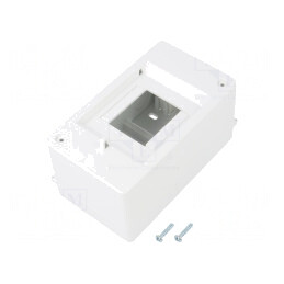 Carcasă pentru aparatură modulară IP20 3 module 400V albă | Electronic-mag.ro | Componente Electronice