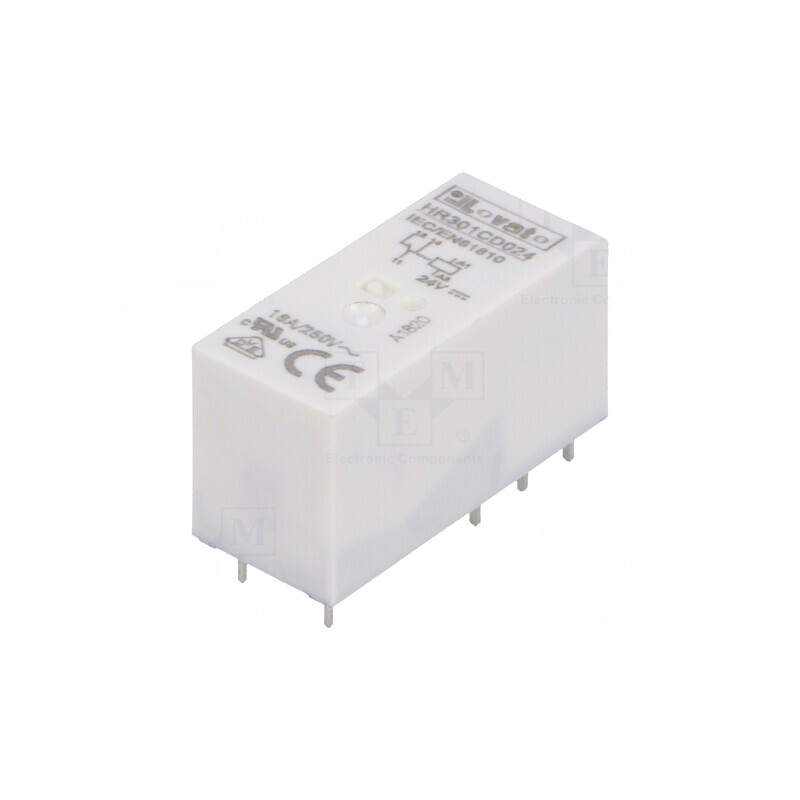 Releu Electromagnetic SPDT 24VDC 16A | Electronic-mag.ro | Componente Electronice