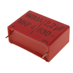 Condensator polipropilenă 2,2uF THT ±10% | Electronic-mag.ro | Componente Electronice
