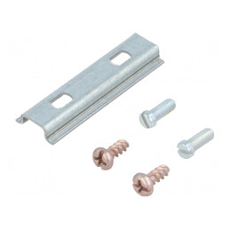 Şină DIN oţel 15x5mm 49.5mm pentru carcase | Electronic-mag.ro | Componente Electronice