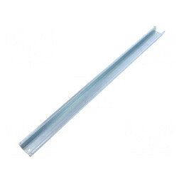Şină DIN oţel 35x15x465mm pentru carcase | Electronic-mag.ro | Componente Electronice