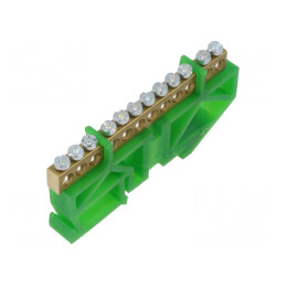 Regletă de Conexiuni 12 Borne Verde | Electronic-mag.ro | Componente Electronice