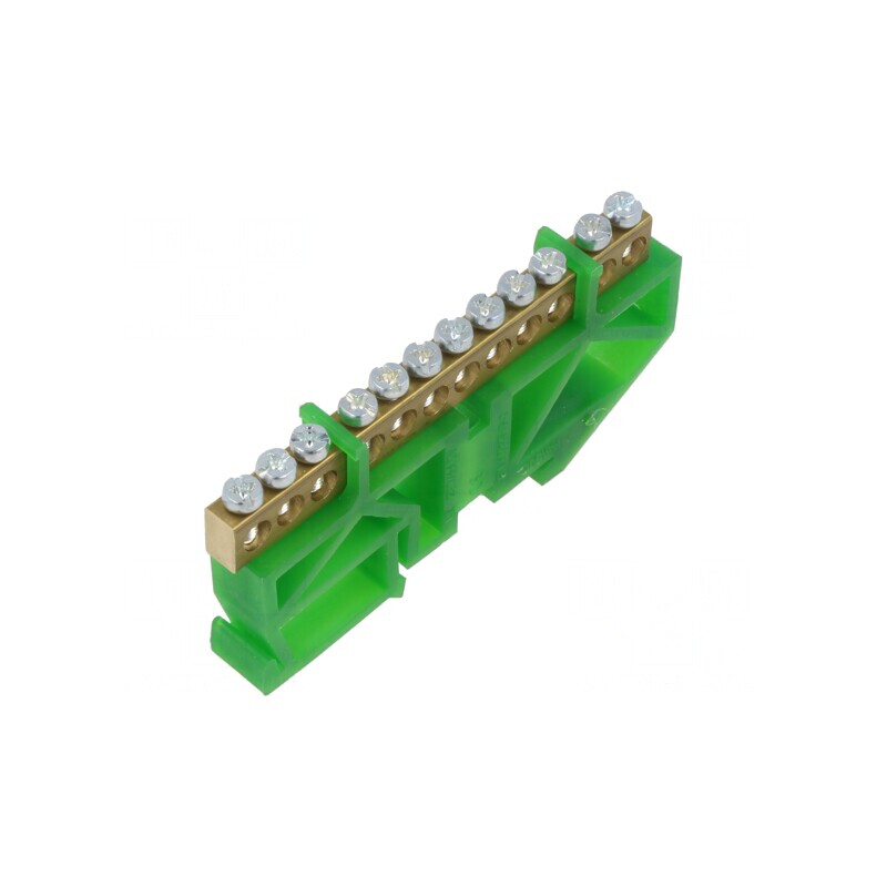 Regletă de Conexiuni 12 Borne Verde | Electronic-mag.ro | Componente Electronice