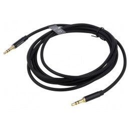 Cablu Jack 3,5mm 3pin Aurit 2m | Electronic-mag.ro | Componente Electronice