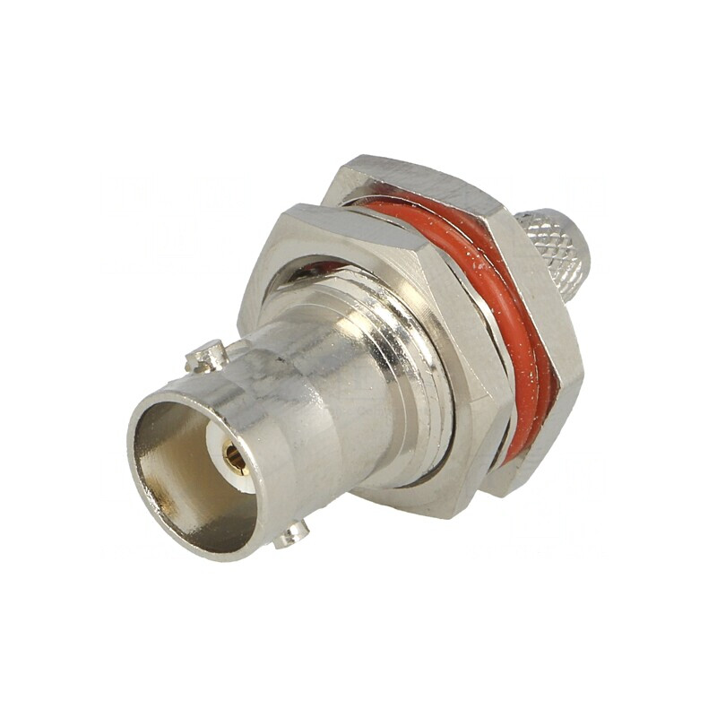Conector BNC Mamă 75Ω Crimpat RG210/RG52/RG59 | Electronic-mag.ro | Componente Electronice
