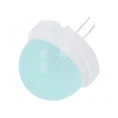 LED Verde 20mm 650-2800mcd 120° Convex | Electronic-mag.ro | Componente Electronice
