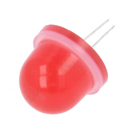 LED Roșu 16mm 30-33V Convex 1300-8000mcd | Electronic-mag.ro | Componente Electronice