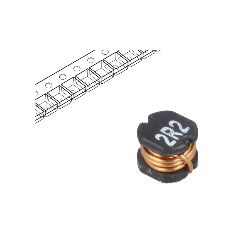Inductor SMD 2,2uH 25mΩ 5,2x5,8x4,5mm | Electronic-mag.ro | Componente Electronice