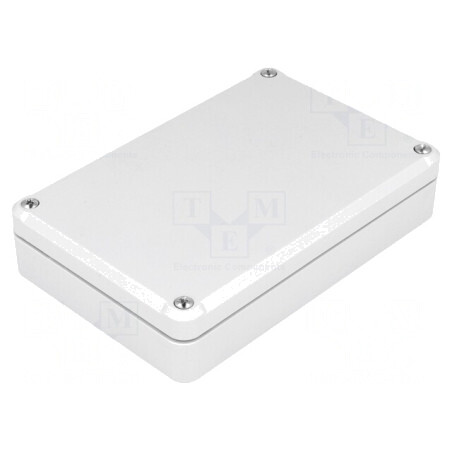 Carcasă Universală ABS Gri 80x120x27 mm cu Garnitură | Electronic-mag.ro | Componente Electronice