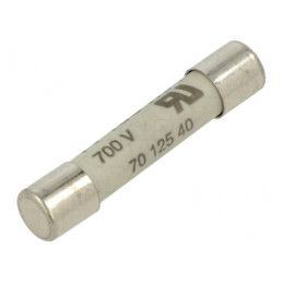 Siguranță Ultra-Rapidă 100mA 700VAC 6.3x32mm Alamă | Electronic-mag.ro | Componente Electronice