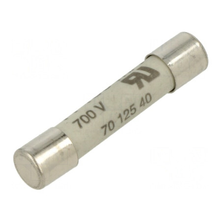 Siguranță Ultra-Rapidă 100mA 700VAC 6.3x32mm Alamă | Electronic-mag.ro | Componente Electronice