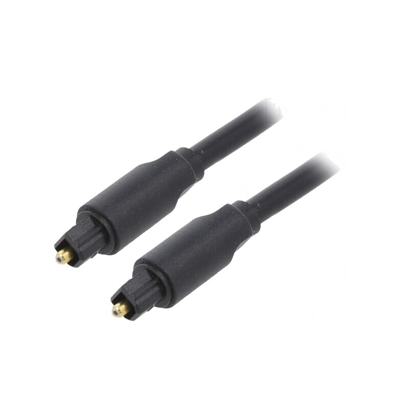 Cablu Toslink 3m Aurit Negru | Electronic-mag.ro | Componente Electronice