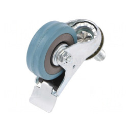 Roată de Transport cu Ax 50mm 35kg Guma | Electronic-mag.ro | Componente Electronice
