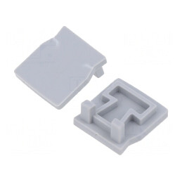 Obturator Argintiu pentru Profile LED, Set 10 Bucăți | Electronic-mag.ro | Componente Electronice