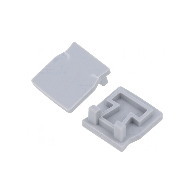 Obturator Argintiu pentru Profile LED, Set 10 Bucăți | Electronic-mag.ro | Componente Electronice