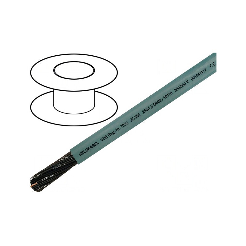 Cablu JZ-500 8x0,75mm2 Neecranat Gri 300V/500V | Electronic-mag.ro | Componente Electronice Cablu JZ-500 8x0,75mm2 Neecranat Gri 300V/500V | Electronic-mag.ro | Componente Electronice