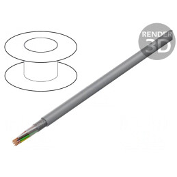 Cablu Ecranat PVC 10x0,34mm2 Cupru Cositorit | Electronic-mag.ro | Componente Electronice