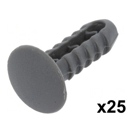 Clipsuri Tapițerie Fiat 25buc 25,3mm | Electronic-mag.ro | Componente Electronice