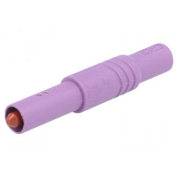 Mufă banană 4mm violet 24A 1kV cu izolație | Electronic-mag.ro | Componente Electronice