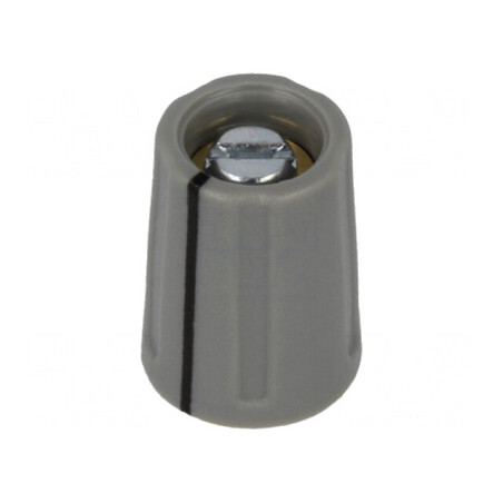 Buton rotativ gri cu indicator ABS 3mm 10,5x14mm | Electronic-mag.ro | Componente Electronice