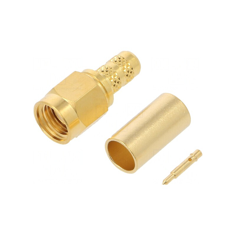 Mufă SMA Tată Crimpat 50Ω Aurit | Electronic-mag.ro | Componente Electronice Mufă SMA Tată Crimpat 50Ω Aurit | Electronic-mag.ro | Componente Electronice