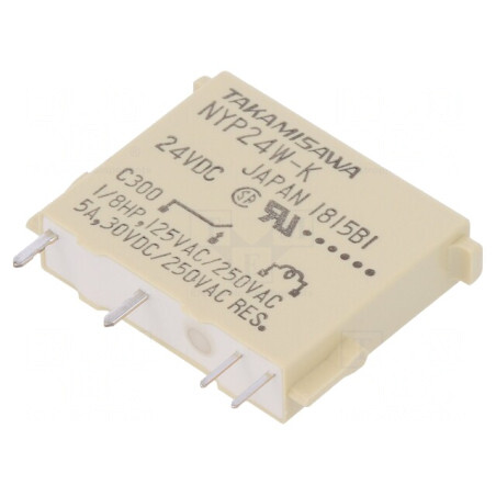 Releu Electromagnetic SPST-NO 24VDC 5A 250VAC | Electronic-mag.ro | Componente Electronice