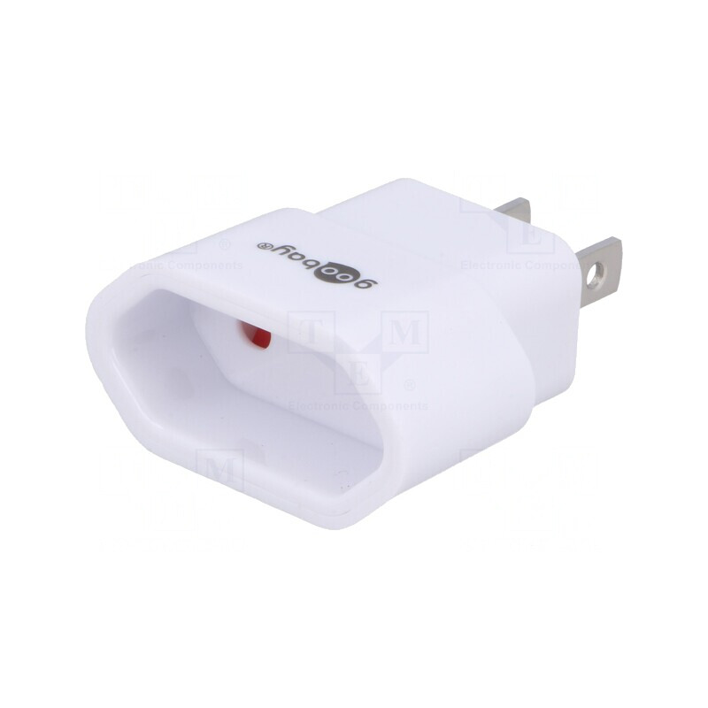 Adaptor Priză Japonia/USA la EU Alb | Electronic-mag.ro | Componente Electronice