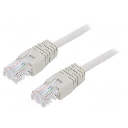 Cablul Patch Cord U/UTP Cat5e Gri 10m | Electronic-mag.ro | Componente Electronice