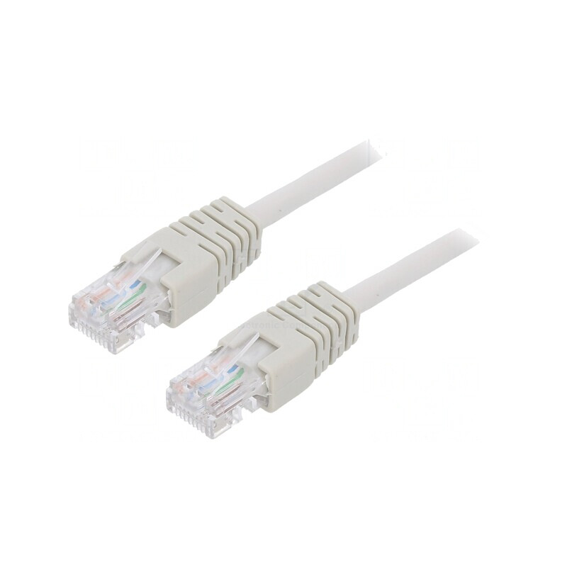 Cablul Patch Cord U/UTP Cat5e Gri 10m | Electronic-mag.ro | Componente Electronice Cablul Patch Cord U/UTP Cat5e Gri 10m | Electronic-mag.ro | Componente Electronice