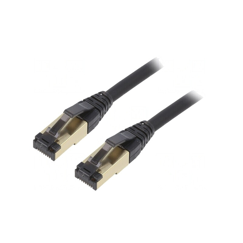 Patch cord Cat 8 negru 0,25m LSZH | Electronic-mag.ro | Componente Electronice Patch cord Cat 8 negru 0,25m LSZH | Electronic-mag.ro | Componente Electronice