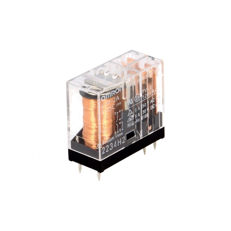 Releu Electromagnetic 5VDC 5A DPST-NO | Electronic-mag.ro | Componente Electronice