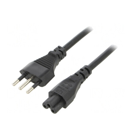 Cablu Alimentare IEC C5 1m 10A | Electronic-mag.ro | Componente Electronice