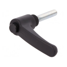 Manetă Franceză Neagră 40mm 63mm | Electronic-mag.ro | Componente Electronice