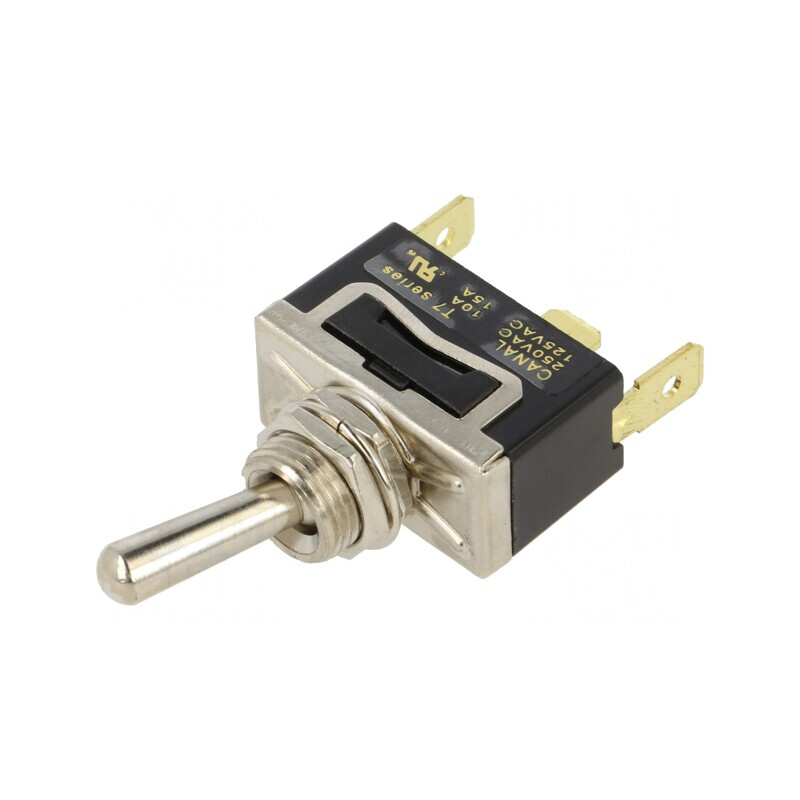 Comutator basculant 2 poziții ON-ON 10A 250VAC | Electronic-mag.ro | Componente Electronice
