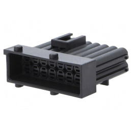 Conector Automotive JPT Tată Mufă Pe Cablu 16-PIN Negru | Electronic-mag.ro | Componente Electronice