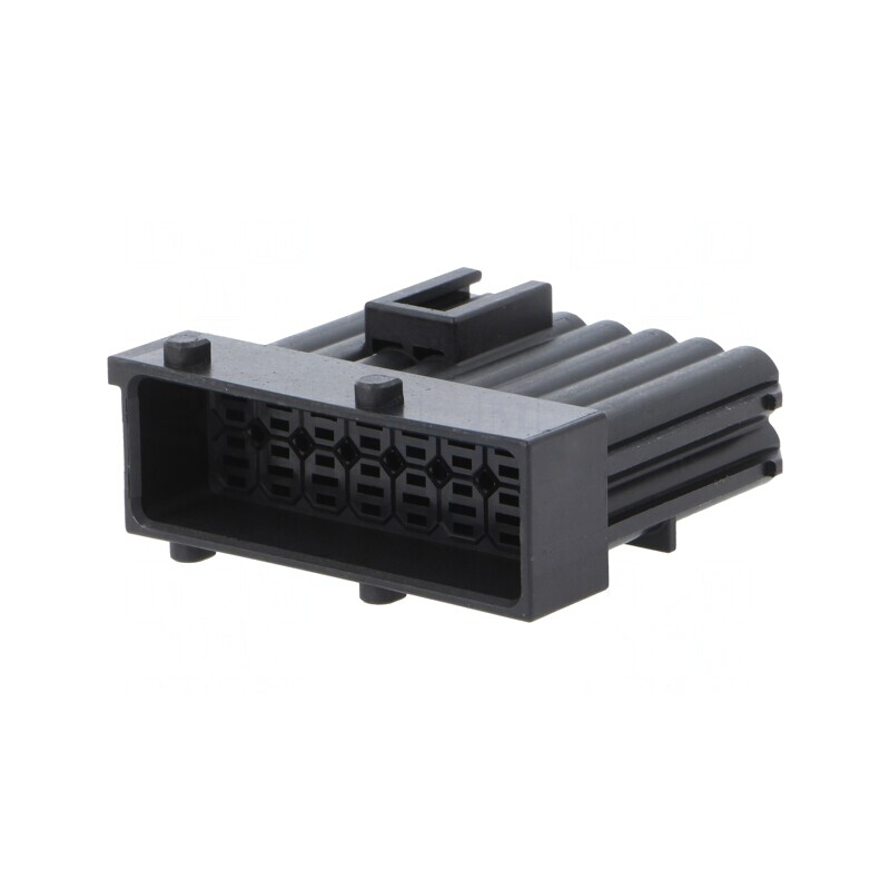 Conector Automotive JPT Tată Mufă Pe Cablu 16-PIN Negru | Electronic-mag.ro | Componente Electronice