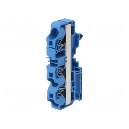 Conector de Îmbinare Șine 0,5-16mm² 3 Piste Albastru | Electronic-mag.ro | Componente Electronice