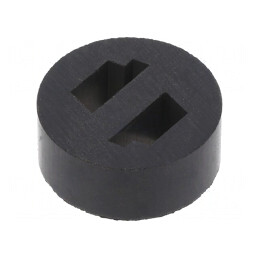 Insert Presetupă M25 IP54 Cauciuc NBR 2 Orificii | Electronic-mag.ro | Componente Electronice