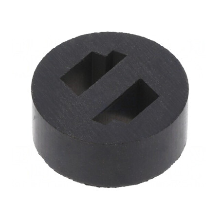 Insert Presetupă M25 IP54 Cauciuc NBR 2 Orificii | Electronic-mag.ro | Componente Electronice