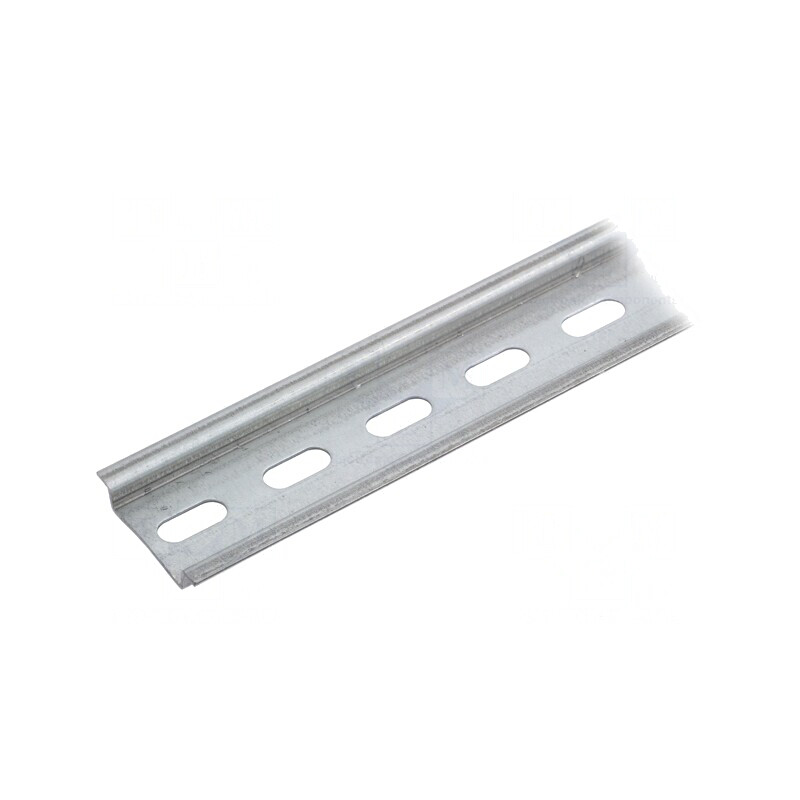 Şină DIN TS35 1m Perforat Oţel Zincat 7.5mm | Electronic-mag.ro | Componente Electronice