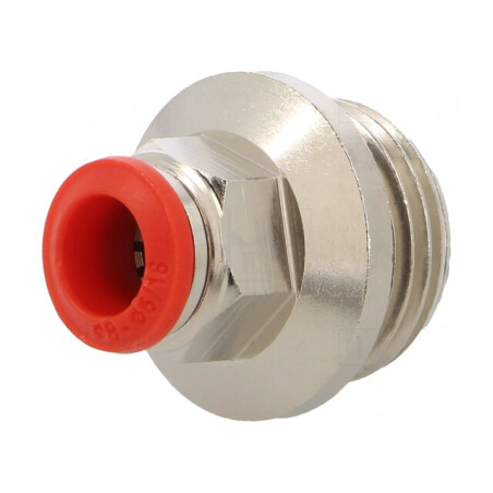 Racord Push-In 1/2" Alamă Nichelată 20bar | Electronic-mag.ro | Componente Electronice